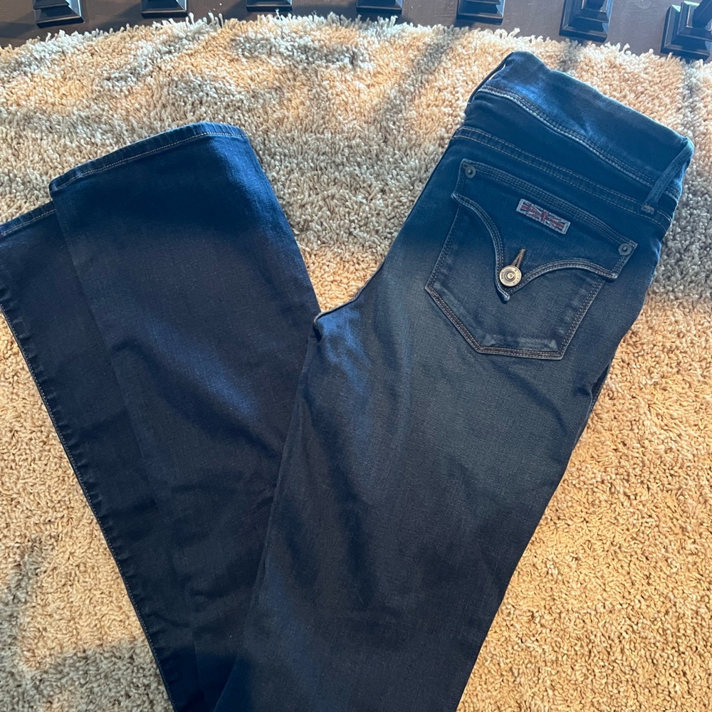 Hudson Jeans Women's Dark Blue Straight Leg Jeans